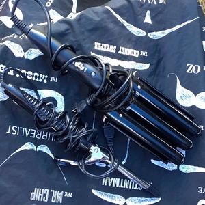 3 barrel curling iron wand |Curling iron